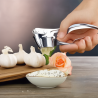 304 Stainless Steel Garlic Press – Manual Garlic Crusher