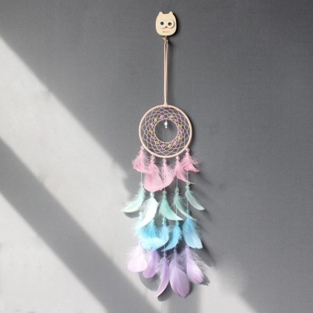 Dream Catcher Wind Chime - Decorative Hanging Home Ornament For Bedroom & Living Room